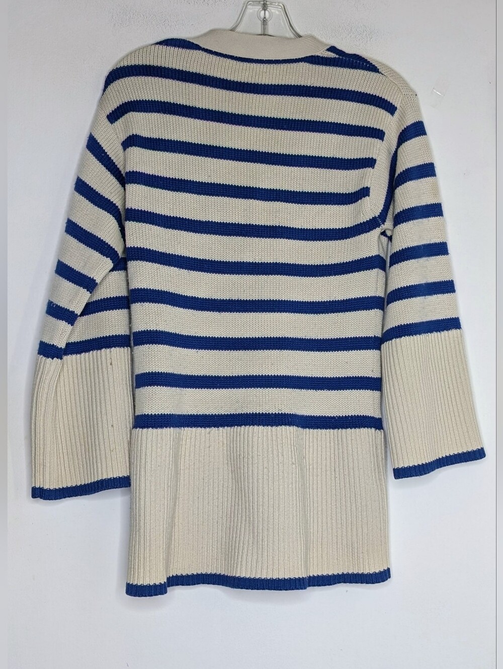Toteme Signature Stripe Wool Blend Cardigan - Picture 5 of 7